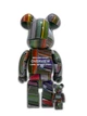 Статуэтка Bearbrick x BENJAMIN GRANT (OVERVIEW) x LISSE 400% + 100% 28 см + 7 см Medicom Toy Нидерланды - изображение 10