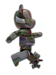 Статуэтка Bearbrick x BENJAMIN GRANT (OVERVIEW) x LISSE 400% + 100% 28 см + 7 см Medicom Toy Нидерланды - изображение 13