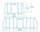 Каркасный бассейн 549 x 274 x 132 см Intex 26356 Ultra XTR Rectangular Frame Pool - изображение 7