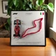 Модель Bburago з Рамкою Тримачем 2в1 на Стіну або Полку з F1 Ferrari SF24 та 3D Трасою Italian Grand Prix "Imola" / Сезон 2024 Season Model Car #16 Charles Leclerc / Шарль Леклер SF-24 - зображення 1