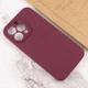 Чехол Silk Full Camera Protective (AA) NO LOGO для Apple iPhone 17 Pro Max (6.9") (Бордовый / Plum) Epik (244100) - изображение 5