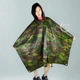 Дождевик на заклепках с капюшоном Raincoat, водостойкая накидка-пончо от дождя и ветра, для взрослых, универсальный размер, для туризма, рыбалки, походов, охоты, UDNP-1-Camouflage - изображение 13