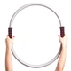 Кольцо для пилатеса изотоническое разъемное d-55 см PRO-SUPRA PILATES RING серый R-880 - изображение 5