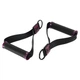 Ручки для эспандера и тренажера 2шт 32см 330г FIT HANDLES EZOUS черный-фиолетовый F-06-E - изображение 2