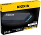 SSD диск KIOXIA Exceria 2 TB NVMe M.2 2280 PCIe 4.0 x 4 TLC with Heatsink (LSC11K2T04G8) - зображення 3