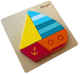 Drewniane puzzle Magni Statek 5 elementów (5707594038666) - obraz 3