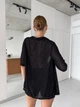 Купальник роздільний жіночий з шортами та накидкою Ghazel чорний М (2898) - зображення 6