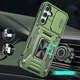 Ударопрочный чехол Epik Camshield Army Ring для Samsung Galaxy A35 / A55 Оливковый / Army Green - изображение 2