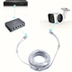 Кабель RJ45 DC 10 м для видеонаблюдения комбинированный медный удлинитель питания - изображение 10
