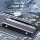 Радіатор охолодження SSD M.2 NVME NGFF 2280 + термопрокладки JEYI iCold 007 - зображення 3