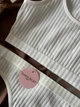 Комплект топ без поролона + трусики стринги 513 Vanilya Secret молочный M/L - изображение 4