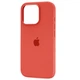 Чехол Fiji Silicone Case для Apple iPhone 16 Pro бампер накладка Soft Touch с микрофиброй Cadmium Orange - изображение 1