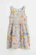 Трикотажное детское платье сарафан для девочки H&M 122/128 см (6-8Y) - изображение 1
