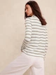 Топ женский с высоким горлом Banana Republic S, Light Grounded Stripe (В полоску) 500123427673 - изображение 3