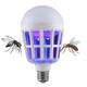 Світлодіодна лампа приманка - знищувач для комах 2в1 Destrui Lamp DL9808 White - зображення 2