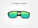 Мужские поляризационные солнцезащитные очки KINGSEVEN LC755 Black Mirror Green - изображение 2
