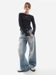 Лонгслив длинный женский Levi's 685446922 S Черный (1159835654) - изображение 4