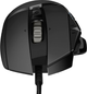 Mysz komputerowa Logitech G502 Gaming Mysz komputerowa HERO High Performance, czarna (910-005470) (2432ZR84CT49) - Outlet - obraz 2