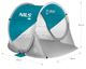 Намет пляжний Nils Camp саморозклданий NC3142 Морський (5907695523621) - зображення 12