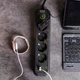Сетевой фильтр 2.8 м удлинитель на 4 розетки с 3 USB 1 Type-C и кнопкой отключения HP-5-13MF - изображение 2