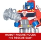 Трансформер Hasbro Playskool Heroes Transformers Optimus Prime Спасательные боты (A2767) - изображение 4
