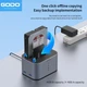 Док станція GODO GDPD07T-U для HDD SSD 2.5" 3.5" SATA III USB3.0 + 2 x USB з функцією клонування - зображення 5