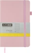 Блокнот Buromax Etalon 125x195 мм 96 листов в клеточку обложка из искусственной кожи Розовая - изображение 1