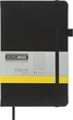 Блокнот Buromax Etalon 125x195 мм 96 листов в клеточку обложка из искусственной кожи Черная - изображение 1