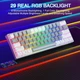 Клавіатура AULA F3261 White-Grey Механічна Ігрова Дротова - изображение 4