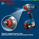 Аккумуляторный бесщеточный ударный гайковерт Bosch GDX 18V-285+ (L-BOXX + 2х аккумуляторы 18V 4,0Ah + Зарядное устройство) (06019N2102) - изображение 3