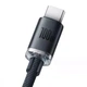 Кабель на 2м. USB to Type-C Crystal Shine 100W 5A Blue, Baseus для зарядки, передачи данных (CAJY000503) - изображение 3