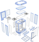 Obudowa Thermaltake The Tower 600 Hydrangea Blue (CA-1Z1-00MFWN-00) - obraz 8