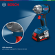 Аккумуляторный бесщеточный ударный гайковерт Bosch GDS 18V-350 (2 x аккумуляторы GBA 18V 4.0Ah + Профессиональное зарядное устройство для GAL 18V-20 + L-кейс) (06019M5021) - изображение 4