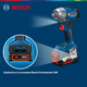 Аккумуляторный бесщеточный ударный гайковерт Bosch GDS 18V-350 (2 x аккумуляторы GBA 18V 4.0Ah + Профессиональное зарядное устройство для GAL 18V-20 + L-кейс) (06019M5021) - изображение 6