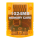 Карта Пам'яті RMC GameCube 16344 Blocks 1GB Trans-Orange - зображення 1