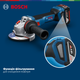 Аккумуляторная бесщеточная угловая шлифмашина Bosch GWS 18V-11 S solo (06019N4000) - изображение 5