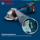 Аккумуляторная бесщеточная угловая шлифмашина Bosch GWS 18V-11 S solo (06019N4000) - изображение 7