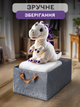 Органайзеры для хранения вещей 3DTOYSLAMP набор из 3 металических вещевых коробов для одежды постельного белья подушек одеял игрушек текстиля книг аксессуаров прочные вместительные практичные домашние шкафа комода стеллажа дома гардероба 47×29×20 см серые - изображение 10