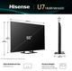 Телевізор Hisense MiniLED 55" 55U7Q (6942351421032) - зображення 3