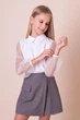 Блуза для дівчинки Mevis 5436 03 128 см біла - зображення 2