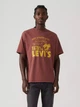 Футболка хлопковая длинная мужская Levi`s Vintage Fit Graphic Tee Archival 87373-0347 S Коричневая (5401157999806) - изображение 1