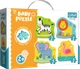 Пазлы Trefl Baby Classic Животные на сафари 3+4+5+6 элементов (5900511360738) - изображение 1