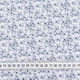 Тканина сорочкова квіточки сині (100г/м.кв150см пог.м) 184349 - зображення 3