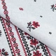 Тканина скатертна рогожка орнамент маки фон сірий (150г/м.кв150см пог.м) 184458 - зображення 1