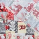 Новогодняя ткань лонета Игрушки серый, бежевый (143г/м.кв280см пог.м) 173591 - изображение 4