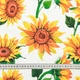 Ткань декоративный нубук Петек Баскили подсолнухи (230г/м.кв140см пог.м) 187059 - изображение 3