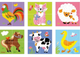 Drewniane puzzle - kostki Viga Farma 50835 (6934510508357) - obraz 3