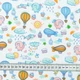 Ткань фланель белоземельная детская слоны/воздушные шары (150г/м.кв180см пог.м) 179362 - изображение 3