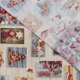 Новогодняя ткань лонета Открытки фон бежевый (140г/м.кв280см пог.м) 173567 - изображение 4
