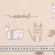 Тканина бязь ТКЧ набивна коти (140г/м.кв150см пог.м) 182795 - зображення 3